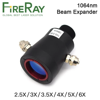 

FireRay 1064nm Quartz Water Cooled Beam Expander Collimating Lens 16mm-3X for Fiber Laser Marking Machine