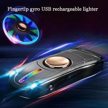 USB Charging Windproof Electric Lighter Creative Cool Sports Car Fingertip Gyro Lighters Dropship Suppliers Gadgets For Men
USB Charging Windproof Electric Lighter Creative Cool Sports Car Fingertip Gyro Lighters Dropship Suppliers Gadgets For Men