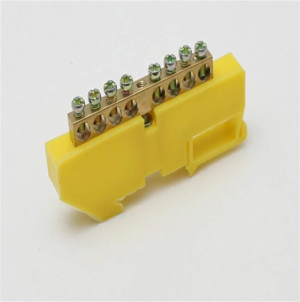 1Pcs JDA5-0609 Distribution box rail type connection copper bar copper terminal strip wiring block flame retardant plastic
1Pcs JDA5-0609 Distribution box rail type connection copper bar copper terminal strip wiring block flame retardant plastic