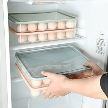 Portable With Lid egg Storage Box 24 Grid Kitchen Refrigerator Food Storage Box Plastic Egg Tray Egg Box
Portable With Lid egg Storage Box 24 Grid Kitchen Refrigerator Food Storage Box Plastic Egg Tray Egg Box