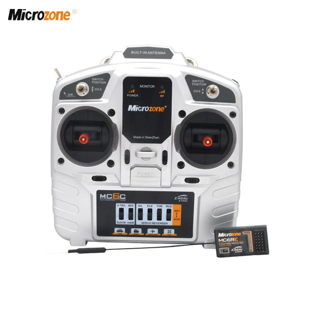 MicroZone MC6C Remote Control With MC7RC 2.4G Receiver For SU27 Fixed Wing Aircraft Through The 4 Axis KT Board Machine
MicroZone MC6C Remote Control With MC7RC 2.4G Receiver For SU27 Fixed Wing Aircraft Through The 4 Axis KT Board Machine