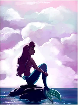 Round Full Drill Diamond Mosaic Mermaid Picture Of Rhinestone Home Decoration Full Square Drill 5D DIY Diamond Painting Cartoon
Round Full Drill Diamond Mosaic Mermaid Picture Of Rhinestone Home Decoration Full Square Drill 5D DIY Diamond Painting Cartoon