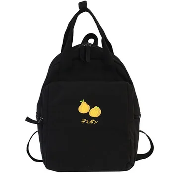 Fruit Embroidery Lady Backpack Small Fresh Waterproof Nylon Solid Color One Shoulder Large Capacity Backpack
Fruit Embroidery Lady Backpack Small Fresh Waterproof Nylon Solid Color One Shoulder Large Capacity Backpack