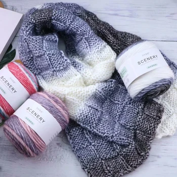 3PC=300g Gradient Cake Wool Yarn Thick Cotton yarn Worsted Wool Thread For Hand Knitting Warm Sweater Blanket Crochet Soft Yarn
3PC=300g Gradient Cake Wool Yarn Thick Cotton yarn Worsted Wool Thread For Hand Knitting Warm Sweater Blanket Crochet Soft Yarn