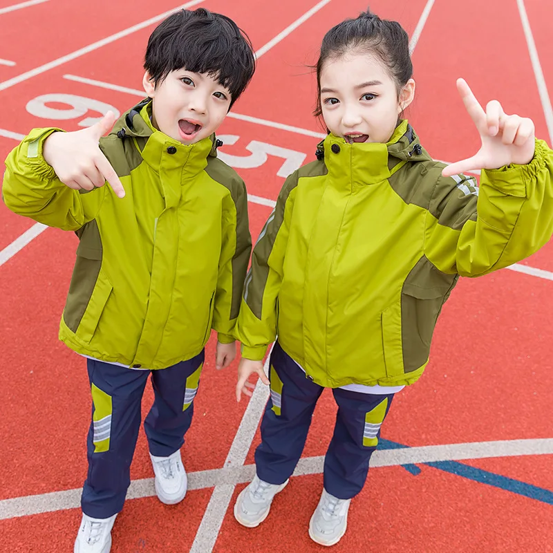 2019 Autumn New Style Primary School STUDENT'S Raincoat Jacket Set Long Sleeve Loose-Fit Comfortable Sports Fluorescence Green
2019 Autumn New Style Primary School STUDENT'S Raincoat Jacket Set Long Sleeve Loose-Fit Comfortable Sports Fluorescence Green