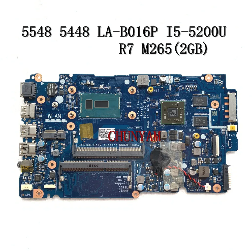 Новая материнская плата для ноутбука DELL inspiron 5548 5448 Φ R7 M265(2 ГБ) ZAVC1 | Компьютеры и