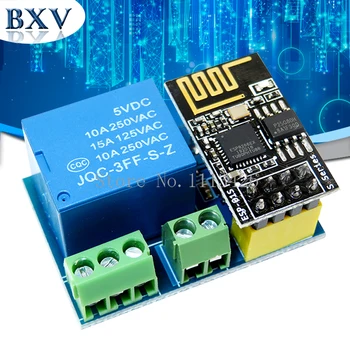 ESP8266 ESP-01S 5V WiFi Relay Module Things Smart Home Remote Control Switch for Phone APP ESP01S Wireless WIFI Module
ESP8266 ESP-01S 5V WiFi Relay Module Things Smart Home Remote Control Switch for Phone APP ESP01S Wireless WIFI Module