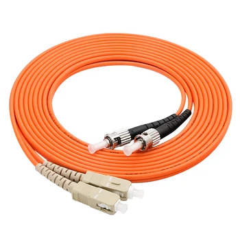 10pcs Optical Fiber Jumper Patch Cord Cable,SC/UPC-ST/UPC,3.0mm Diameter,OM1 Multimode 62.5/125,Duplex
10pcs Optical Fiber Jumper Patch Cord Cable,SC/UPC-ST/UPC,3.0mm Diameter,OM1 Multimode 62.5/125,Duplex