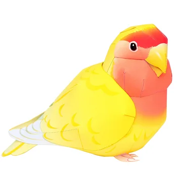 Rosy-faced Lovebird Parrot Bird Mini Cute 3D Paper Model Papercraft Animal Figure DIY Kids Adult Handmade Craft Toys QD-211
Rosy-faced Lovebird Parrot Bird Mini Cute 3D Paper Model Papercraft Animal Figure DIY Kids Adult Handmade Craft Toys QD-211