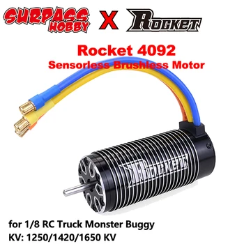 Surpass Hobby Rocket 4092 Brushless Motor 1250/1420/1650KV for RC Traction Hobby Axial 1/8 TRAXXAS TRX4 HPI RC Car Truck Tamiya
Surpass Hobby Rocket 4092 Brushless Motor 1250/1420/1650KV for RC Traction Hobby Axial 1/8 TRAXXAS TRX4 HPI RC Car Truck Tamiya