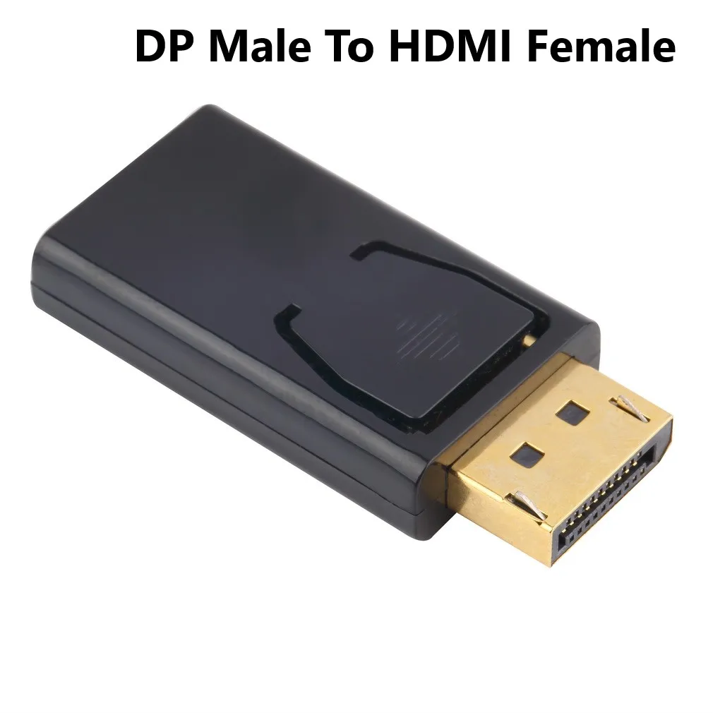 2018 новый дисплей порт Дисплей Порт DP штекер HDMI Женский Кабель адаптер видео аудио