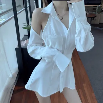 XUXI 2019 New Autumn Arrival Fashion Long Bow-up Turn-down Collar Pockets Split Hem Female Blouse Mrs FZ0200 
XUXI 2019 New Autumn Arrival Fashion Long Bow-up Turn-down Collar Pockets Split Hem Female Blouse Mrs FZ0200