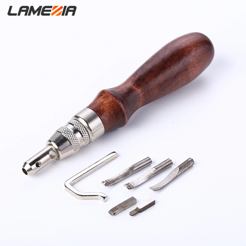 LAMEZIA 7pcs/set Woodworking Trimming Chisel Trenching Device Function Edger DIY Carving Tools
LAMEZIA 7pcs/set Woodworking Trimming Chisel Trenching Device Function Edger DIY Carving Tools