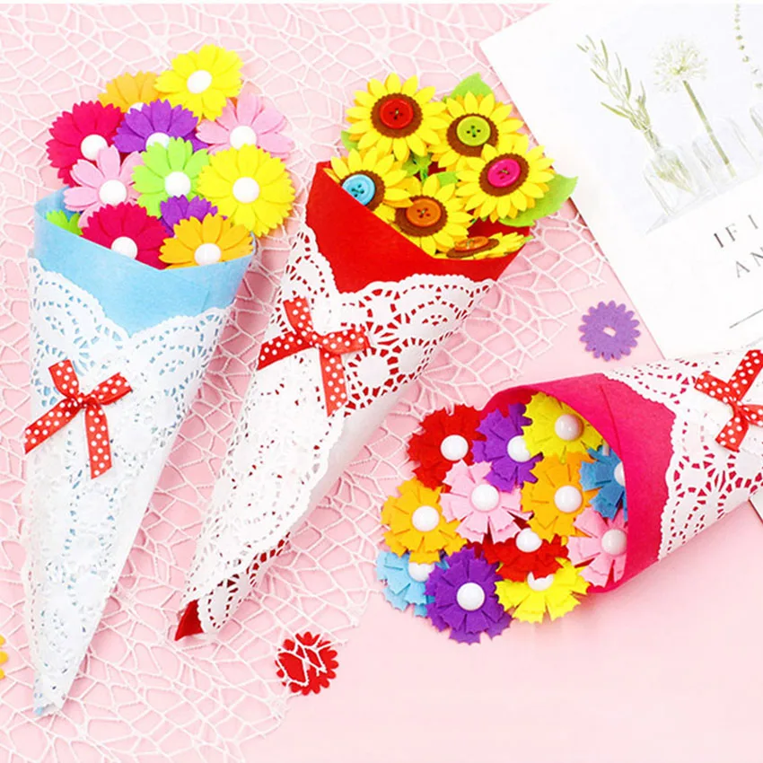 2Pcs 30CM DIY Holding Flowers Handmade Button Bouquet Material Package Toy Creative Flower Learning Art Craft Kids Girls Toys
2Pcs 30CM DIY Holding Flowers Handmade Button Bouquet Material Package Toy Creative Flower Learning Art Craft Kids Girls Toys