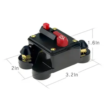 Car Audio, Automatic Fuse Holders With Switch Protection High Voltage Auto-recovery For 12V-24V Protection, Circuit Breaker
Car Audio, Automatic Fuse Holders With Switch Protection High Voltage Auto-recovery For 12V-24V Protection, Circuit Breaker