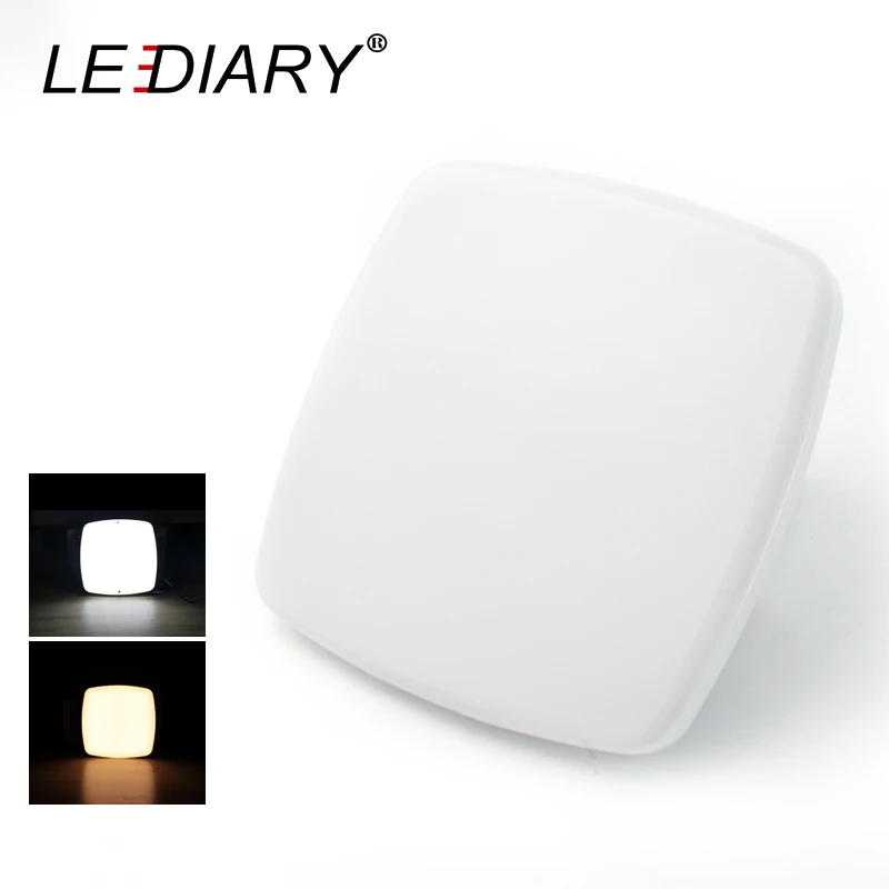 LEDIARY Super Bright Mini LED Ceiling Lamp 220V 15W 15CM Square Cabinet Light For Balcony/Porch Screw Fixed Lighting Fixture
LEDIARY Super Bright Mini LED Ceiling Lamp 220V 15W 15CM Square Cabinet Light For Balcony/Porch Screw Fixed Lighting Fixture