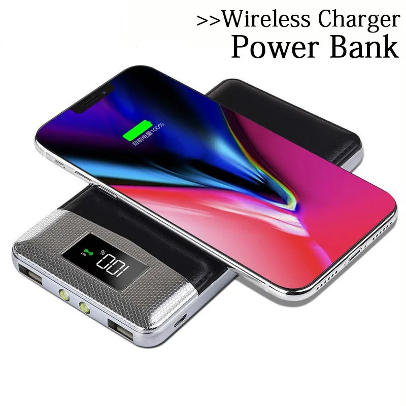 QI Wireless Charger For iPhone 8 8plus XS 30000mah Power Bank External Battery Bank Built-in Wireless Charger Powerbank Portable
QI Wireless Charger For iPhone 8 8plus XS 30000mah Power Bank External Battery Bank Built-in Wireless Charger Powerbank Portable