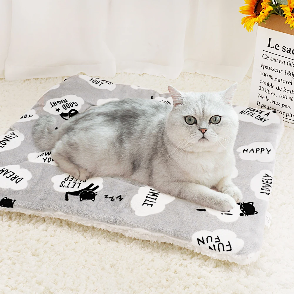 Winter Pet Dog Bed Mat Soft Fleece Puppy Cat Blanket Dog Mattress Beds Warm Sleeping Cushion Kennel For Small Medium Large Dogs
Winter Pet Dog Bed Mat Soft Fleece Puppy Cat Blanket Dog Mattress Beds Warm Sleeping Cushion Kennel For Small Medium Large Dogs
