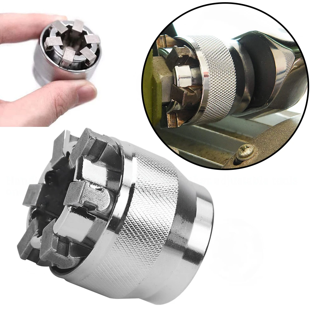 Socket Wrench Multi-Function Wrench Socket Adaptive All-Fitting Multi Drill Attachment Magical Durable Treated Tool Drive Wrench
Socket Wrench Multi-Function Wrench Socket Adaptive All-Fitting Multi Drill Attachment Magical Durable Treated Tool Drive Wrench