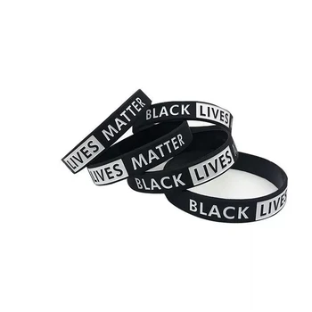 Wholesale Lives Matter Wristbands Black Thin Blue Line Silicone Rubber Bracelets Rubber Melanin Racial Resist Power Fist Bangle
Wholesale Lives Matter Wristbands Black Thin Blue Line Silicone Rubber Bracelets Rubber Melanin Racial Resist Power Fist Bangle