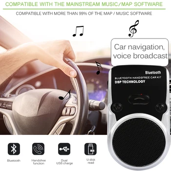 Bluetooth Speakerphone Sun Visor Bluetooth Portable Bluetooth Wireless Speakerphone Handsfree Auto Solar Charging Speaker
Bluetooth Speakerphone Sun Visor Bluetooth Portable Bluetooth Wireless Speakerphone Handsfree Auto Solar Charging Speaker