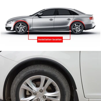 Soft Car Fender Flares Extension Wheel Eyebrow Protector Lip Wheel-arch Trim Wheel Eyebrow Decorative Strip Car Tires
Soft Car Fender Flares Extension Wheel Eyebrow Protector Lip Wheel-arch Trim Wheel Eyebrow Decorative Strip Car Tires