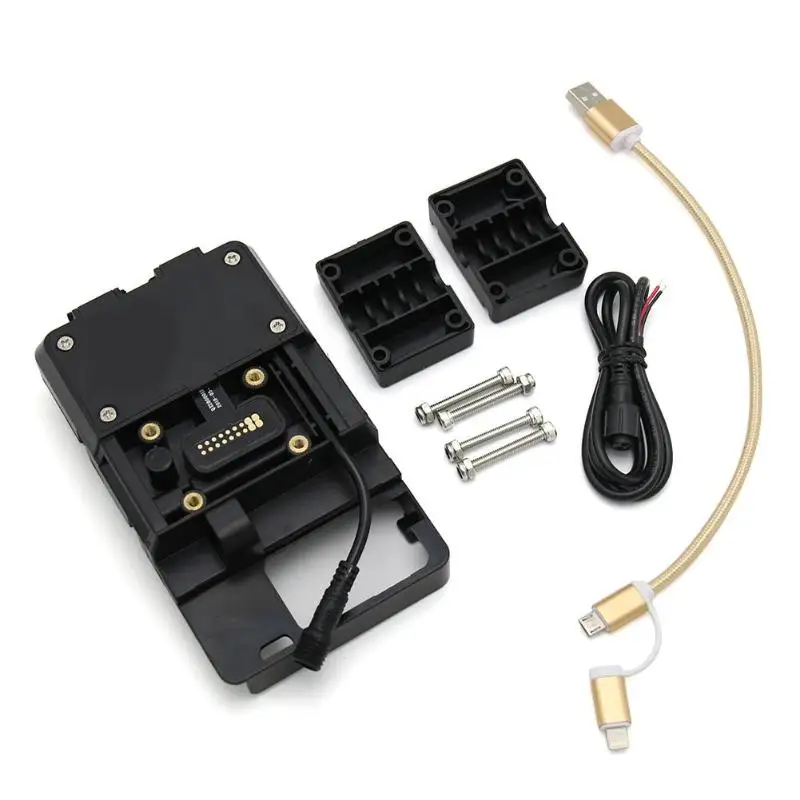Motorcycle USB Charger Phone Holder Navigation Bracket Stand for BMW R1200GS ADV No Vibration Good Stability Performence
Motorcycle USB Charger Phone Holder Navigation Bracket Stand for BMW R1200GS ADV No Vibration Good Stability Performence