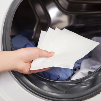 24 Pieces Of A Box Of Color Household Paper Washing Machine Anti-staining Color Film Practical Laundry Sheet Laundry Paper
24 Pieces Of A Box Of Color Household Paper Washing Machine Anti-staining Color Film Practical Laundry Sheet Laundry Paper