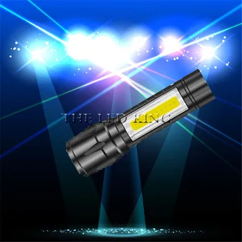 4000LM Aluminum Portable mini Led Flashlight XML-R5+COB Torch Penholder Torches Night walking lighting Use AA Torchflashlight
4000LM Aluminum Portable mini Led Flashlight XML-R5+COB Torch Penholder Torches Night walking lighting Use AA Torchflashlight