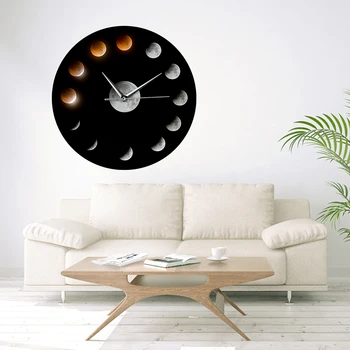 Hanging Eco Recycled Quartz Moon Phase Battery Powered Office Acrylic Home Decor Round Pointer Silent Wall Clock Modern
Hanging Eco Recycled Quartz Moon Phase Battery Powered Office Acrylic Home Decor Round Pointer Silent Wall Clock Modern