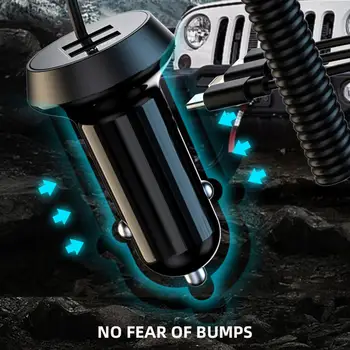 Vehemo Fast Car Charger 18W with Line Front Seat 3 in 1 2usb Mobilephone Huawei iPhone Samsung USB Car Charger Charge
Vehemo Fast Car Charger 18W with Line Front Seat 3 in 1 2usb Mobilephone Huawei iPhone Samsung USB Car Charger Charge