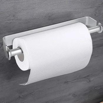 Self Adhesive & Wall Mount Paper Towel Holder & Dispenser,Kitchen Tissue Towel Holder Stand Under Cabinet-Silver
Self Adhesive & Wall Mount Paper Towel Holder & Dispenser,Kitchen Tissue Towel Holder Stand Under Cabinet-Silver