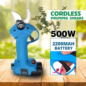 16.8v Cordless Electric Pruning Shears Secateur Branch Cutter Electric Fruit Cutter Grafting +2x 2000mAh Rechargeable Battery
16.8v Cordless Electric Pruning Shears Secateur Branch Cutter Electric Fruit Cutter Grafting +2x 2000mAh Rechargeable Battery
