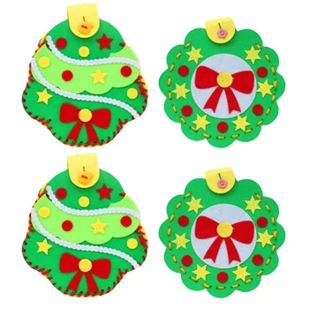 4 PCS DIY Sewing Hand Made Bags Kit for Kids Christmas DIY Craft (Random Style)
4 PCS DIY Sewing Hand Made Bags Kit for Kids Christmas DIY Craft (Random Style)