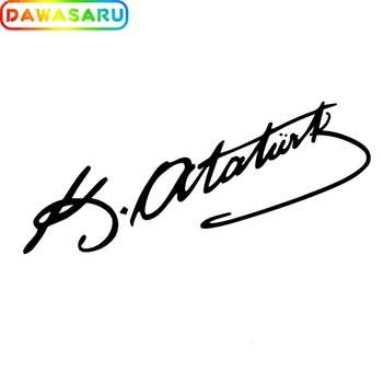 1-4 Pieces of Turkish Mustafa Kemal Ataturk Signature Car Stickers Funny Car Stickers Waterproof Cover Scratches,25cm*8cm
1-4 Pieces of Turkish Mustafa Kemal Ataturk Signature Car Stickers Funny Car Stickers Waterproof Cover Scratches,25cm*8cm