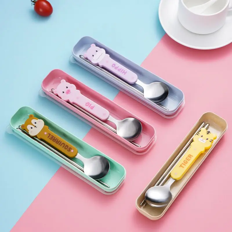 1pc Tableware Gadget Baby Spoons Chopsticks With Case Children Flatware Feeding Spoon Infant Utensils
1pc Tableware Gadget Baby Spoons Chopsticks With Case Children Flatware Feeding Spoon Infant Utensils