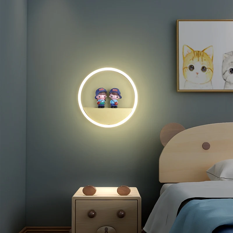 Nordic wall lamp bedroom bedside lamp modern minimalist light luxury living room background wall aisle lamp children's room crea
Nordic wall lamp bedroom bedside lamp modern minimalist light luxury living room background wall aisle lamp children's room crea