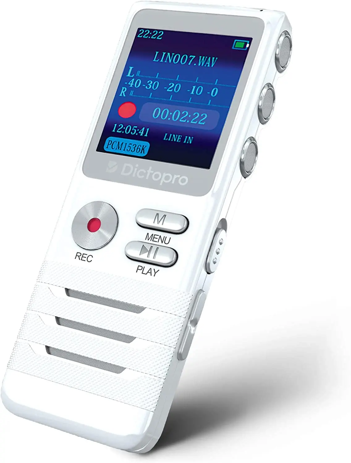 Digital Voice Activated Recorder Easy HD Recording of Lectures and Meetings Sound, Portable Mini Tape Dictaphone, MP3, USB, 8GB
Digital Voice Activated Recorder Easy HD Recording of Lectures and Meetings Sound, Portable Mini Tape Dictaphone, MP3, USB, 8GB
