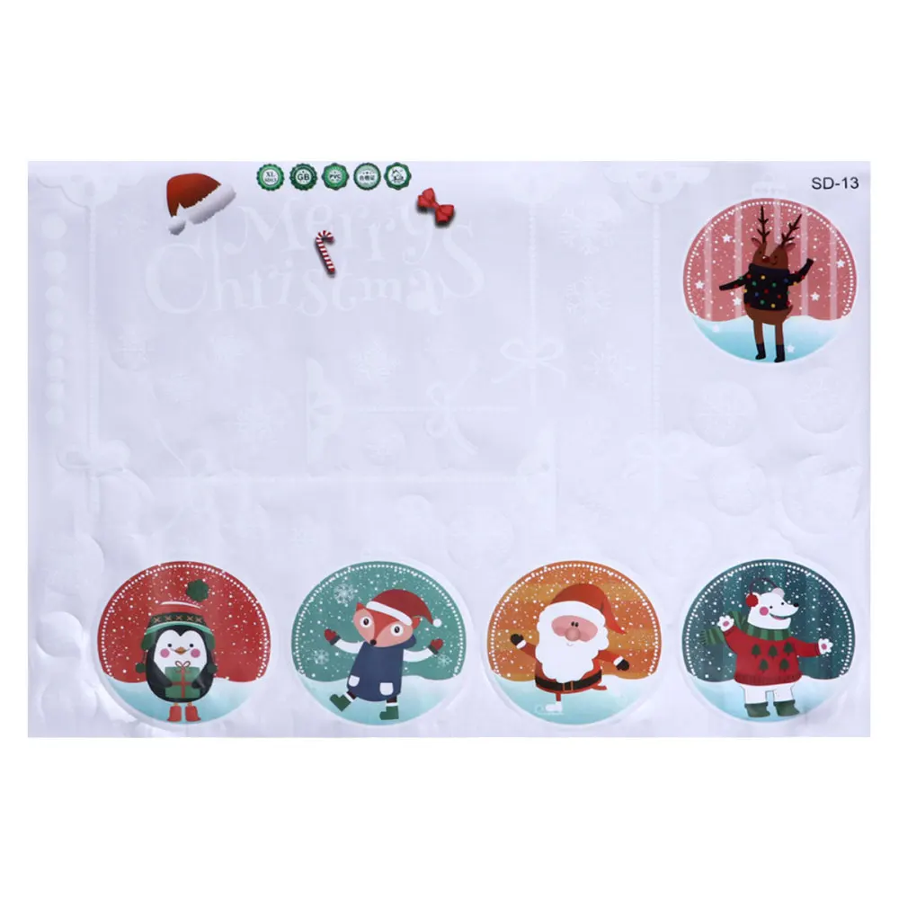 1pc Sticker Cute Creative Fashion Durable Festive Adorable Decorative Sticker for Party Christmas Showcase Window
1pc Sticker Cute Creative Fashion Durable Festive Adorable Decorative Sticker for Party Christmas Showcase Window