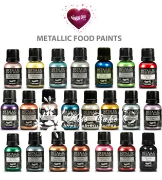 Fondant Metallic Pearlescent Pigment 22 Color Chocolate Topping Baking Tools 25ml
Fondant Metallic Pearlescent Pigment 22 Color Chocolate Topping Baking Tools 25ml