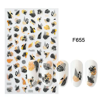3D Summer Glitter Nail Decals Stickers Gold Black White Leaf Manicuring Foils Geometric Slider Nail Art Adhesive Decor ZJT4121 
3D Summer Glitter Nail Decals Stickers Gold Black White Leaf Manicuring Foils Geometric Slider Nail Art Adhesive Decor ZJT4121