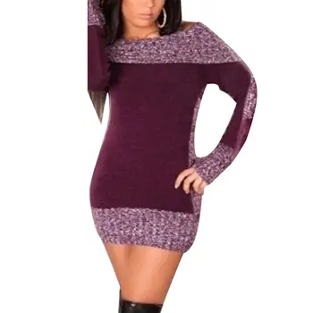 Sweater Women Long Sleeve Sweater Dress Casual Autumn Winter Dress Off-the-shoulder button colorblock long sleeve sweater
Sweater Women Long Sleeve Sweater Dress Casual Autumn Winter Dress Off-the-shoulder button colorblock long sleeve sweater