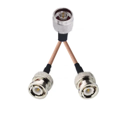 Удлинительный кабель со штекером N на штекер 2 BNC RF RG316 Pigtail Y | Мобильные телефоны и