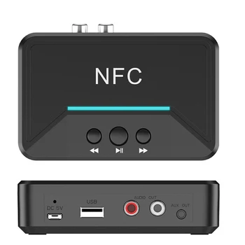 NFC5.0 Bluetooth Audio Receiver 3.5mm HiFi Wireless Audio Adapter,For Phone Home Music System
NFC5.0 Bluetooth Audio Receiver 3.5mm HiFi Wireless Audio Adapter,For Phone Home Music System