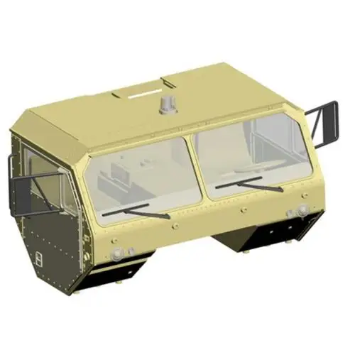 HG 1/12 P802 автомобиль военный грузовик головной Корпус кабины радиоуправляемая