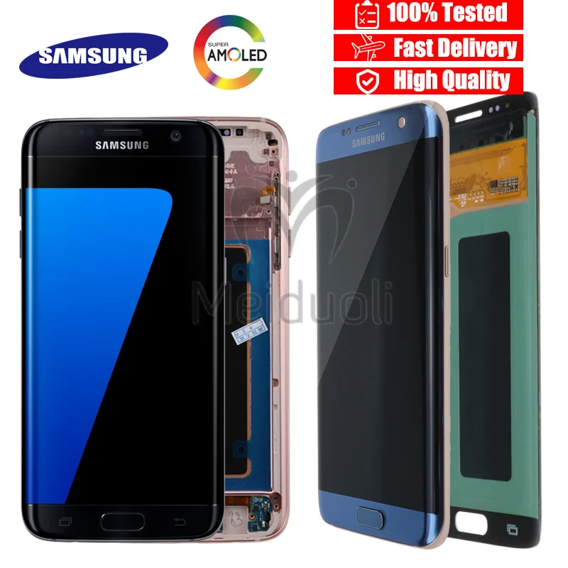 ORIGINAL 5.5'' Display with the Burn-Shadow LCD with Frame for SAMSUNG Galaxy S7 edge G935 G935F Touch Screen Digitizer Assembly
ORIGINAL 5.5'' Display with the Burn-Shadow LCD with Frame for SAMSUNG Galaxy S7 edge G935 G935F Touch Screen Digitizer Assembly