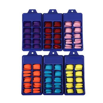 2020 New 100pcs Professional Fake Nails T-Shape Candy Color Ballet Nails Long Acrylic Nail Tips 10 Size Press On Nails With Box
2020 New 100pcs Professional Fake Nails T-Shape Candy Color Ballet Nails Long Acrylic Nail Tips 10 Size Press On Nails With Box