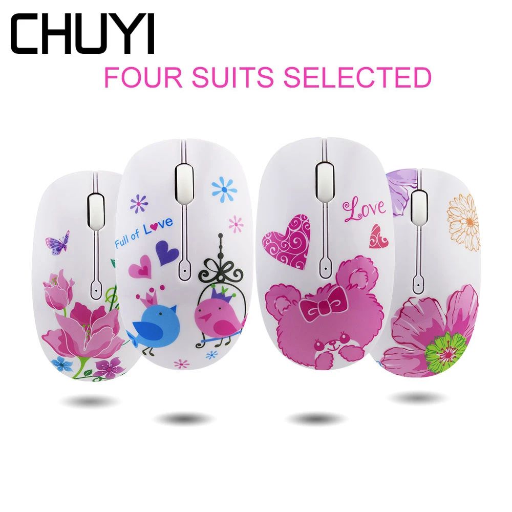 Wireless Mouse Cute Cartoon Bear Butterfly Flower Design USB Optical Silent Mice 1200DPI Computer Mause With Mouse Pad For Girl
Wireless Mouse Cute Cartoon Bear Butterfly Flower Design USB Optical Silent Mice 1200DPI Computer Mause With Mouse Pad For Girl