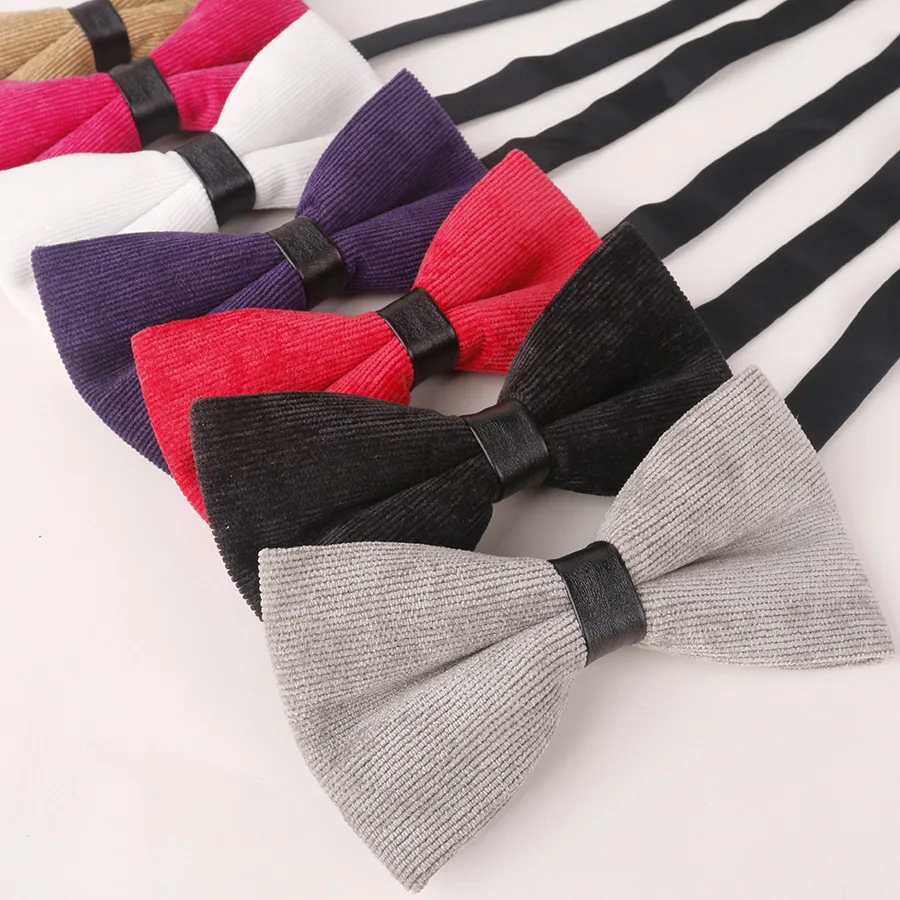 Linbaiway замшевые хлопковые галстуки для мужчин и женщин модные бархатные