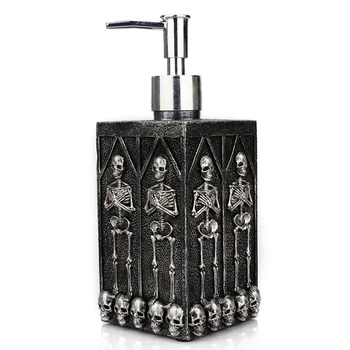 Skull Soap Dispensers Bottle Shower Gel Dispenser Bottle Liquid Soap Dispenser Pump Refillable Lotion Storage Bottles 
Skull Soap Dispensers Bottle Shower Gel Dispenser Bottle Liquid Soap Dispenser Pump Refillable Lotion Storage Bottles